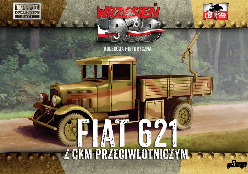 First to Fight WWII Polish Fiat 621 Truck with AA Machine Gun